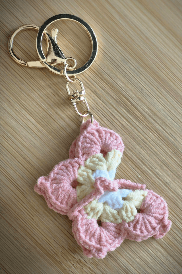 Cute butterfly key chain 