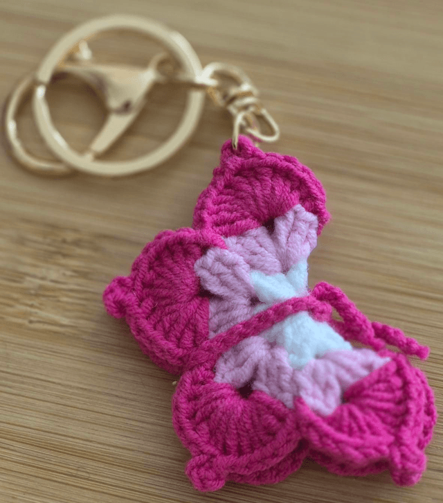 Cute butterfly key chain 