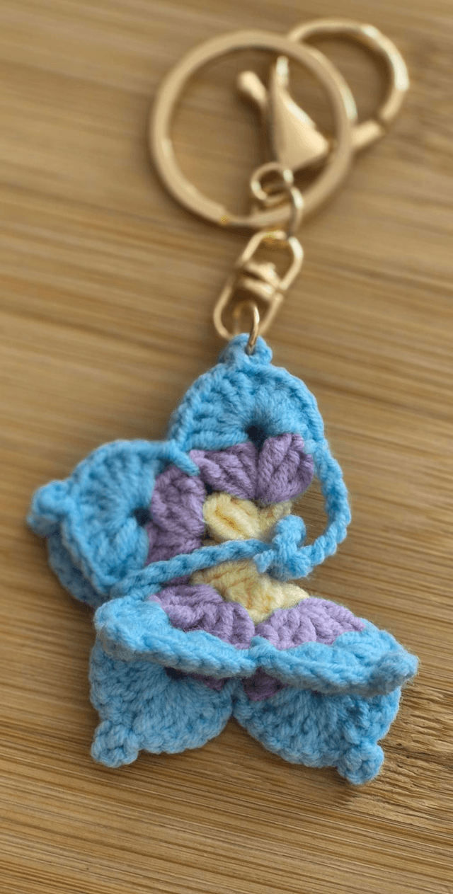 Cute butterfly key chain 