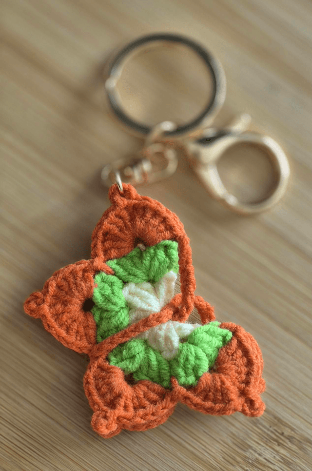 Cute butterfly key chain 